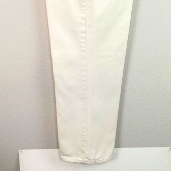 Gianni Bini Cream Straight Wide Leg High Waist Jeans Sz 13 (NWOT) - Picture 8 of 10
